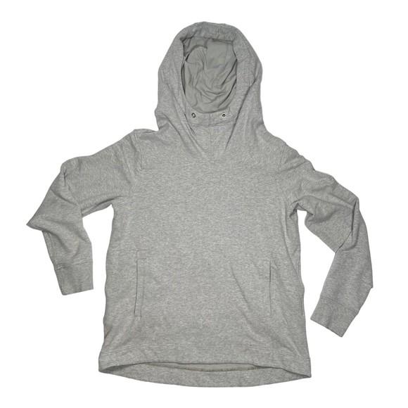 Lululemon Men's Size 12 Gray Hoodie Long Sleeve Pullover Sweatshirt - Picture 1 of 11